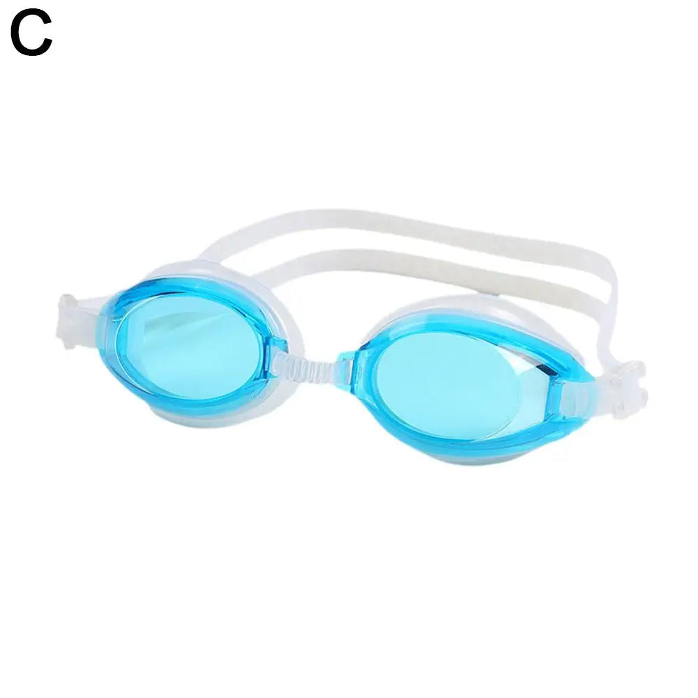 HD Vision Swimming Goggles — Anti-Fog Silicone Eye Cups & Adjustable Strap