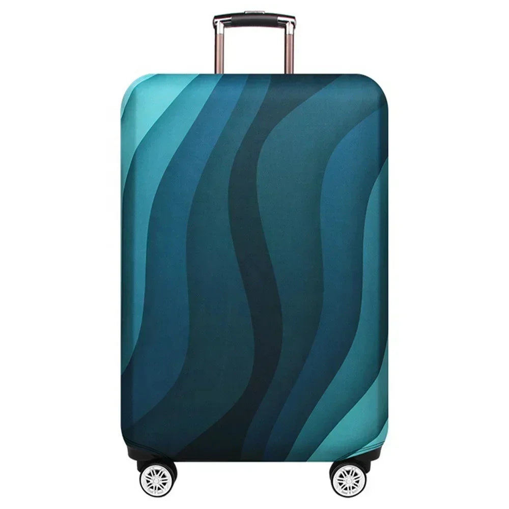 Stretch Fabric Luggage Cover — Protective Suitcase Sleeve for Travel