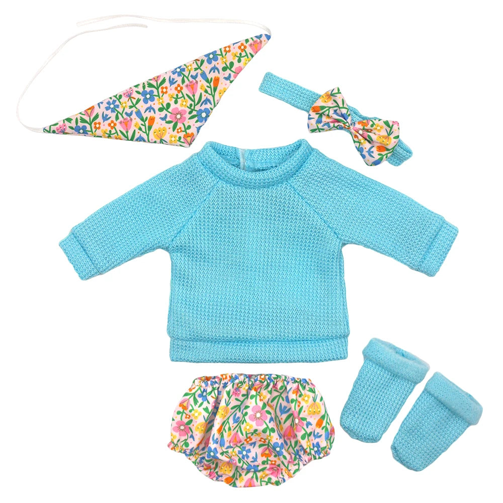 Kanvtoy Doll Clothing Sets — Cute Rompers and Shoes for 13-18 Inch Dolls