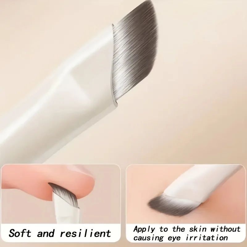 5-Piece Eye Makeup Brush Set — Soft Wool Fiber Brushes for Travel
