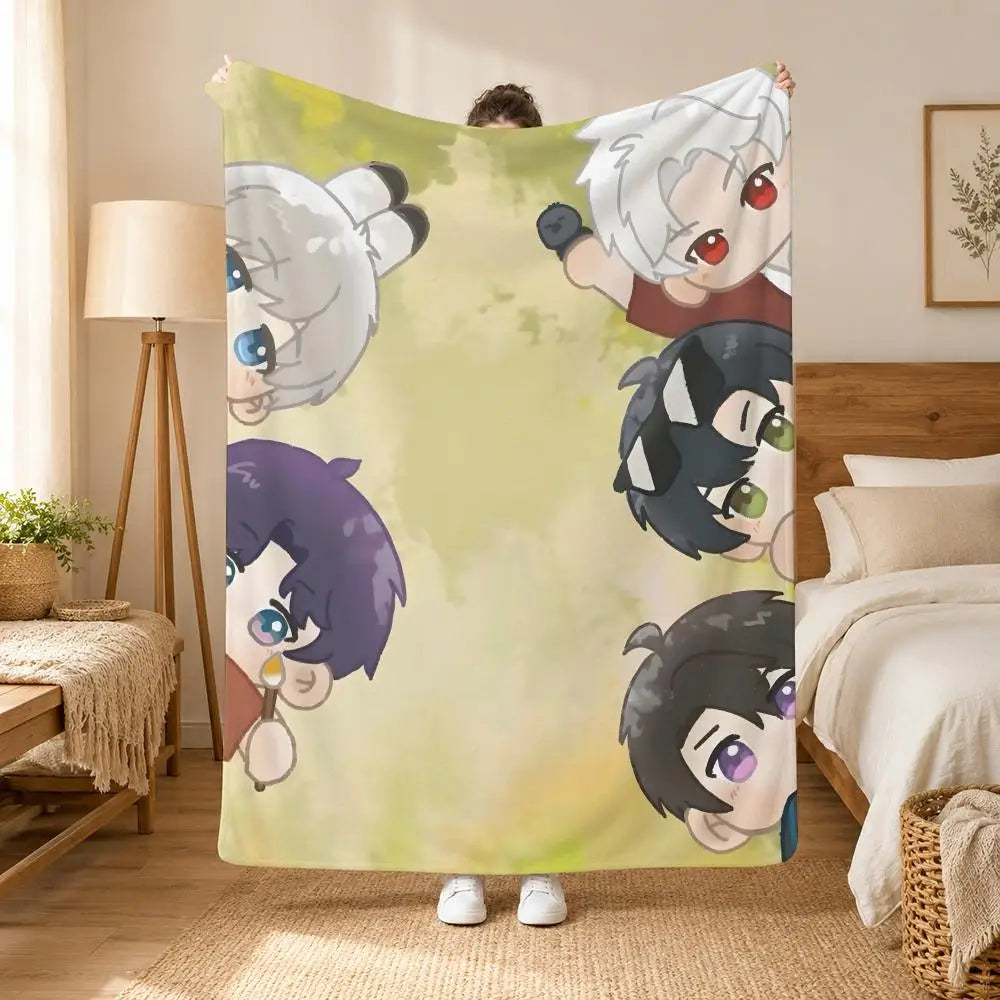 Ultra Soft Flannel Throw Blanket — Cozy Plush Fabric for Home and Travel