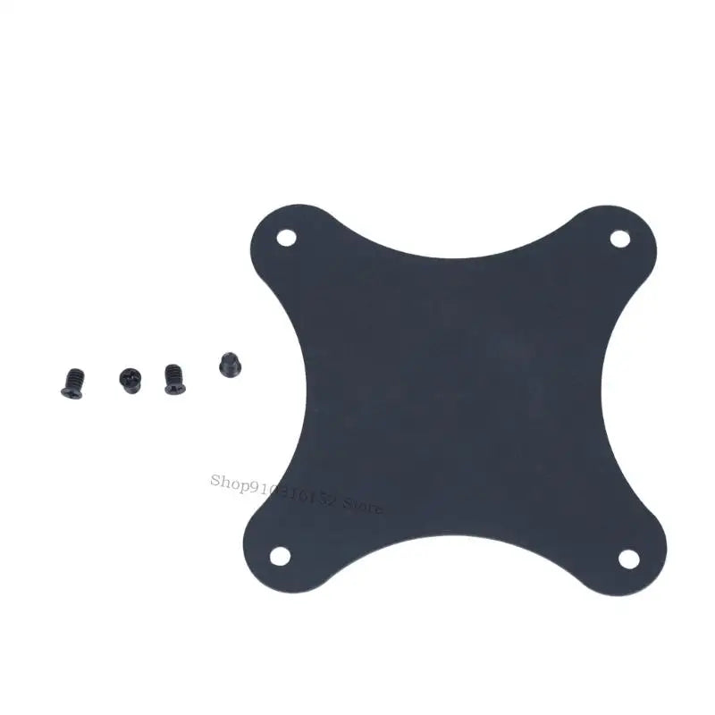 Portable Monitor Mounting Plate — Metal Stand Adapter with Rounded Corners