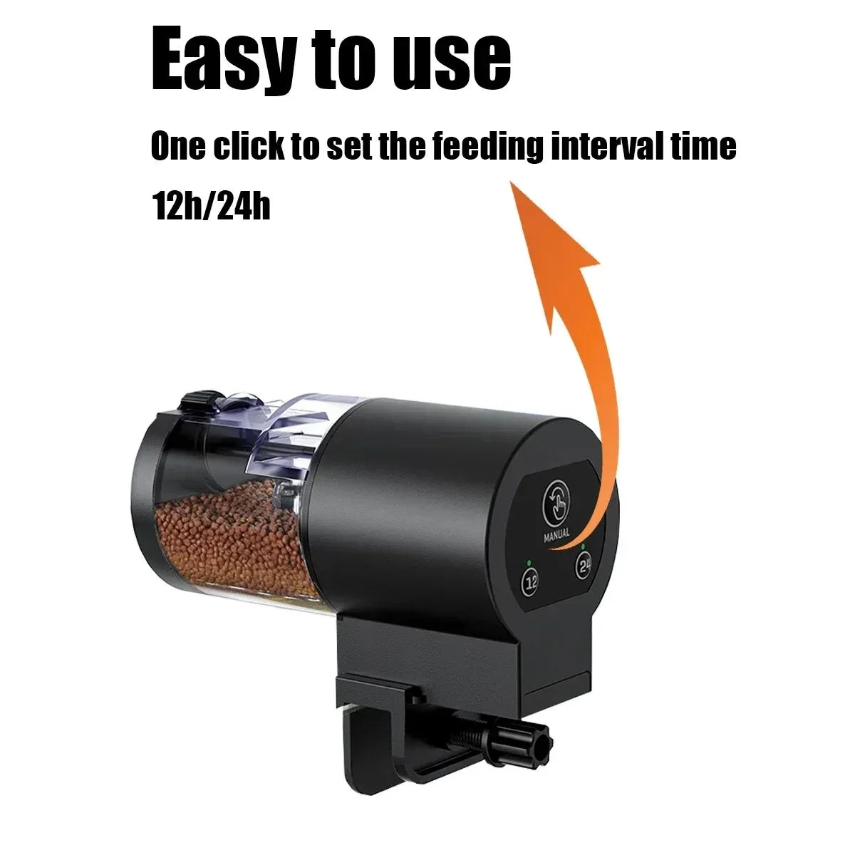 Automatic Fish Feeder — Programmable Timer for Aquarium Care