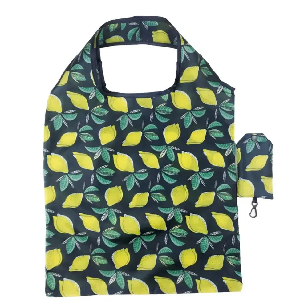 Large Foldable Reusable Shopping Bag — Heavy Duty Washable Grocery Pouch