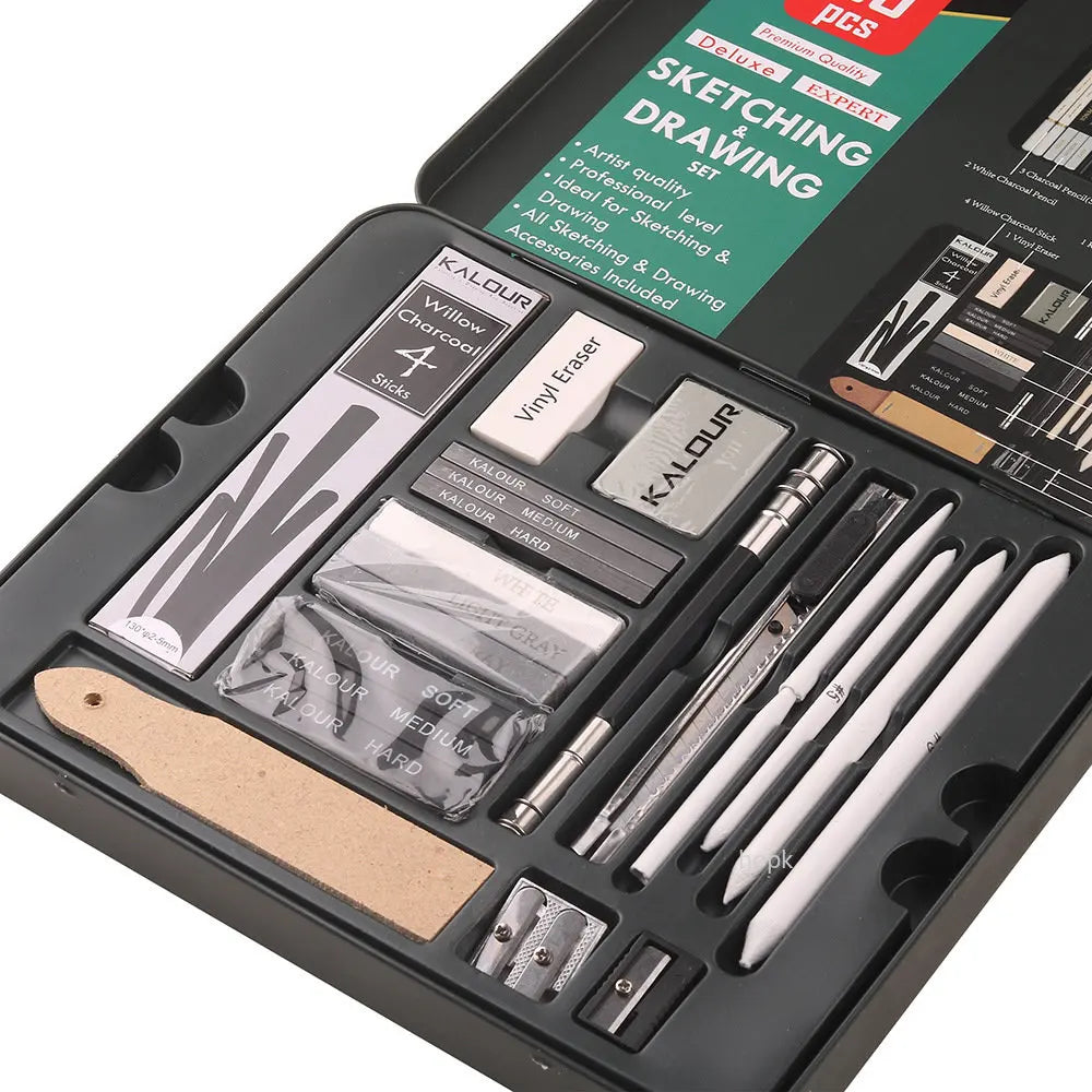 HOPK Professional Sketch Pencil Set — Comprehensive Drawing Kit for Artists