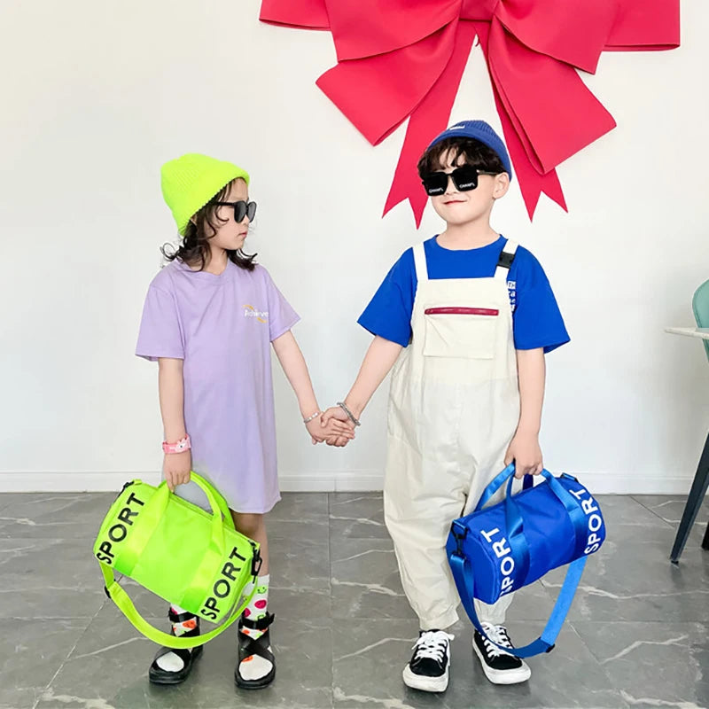 Kids' Multi-Purpose Travel Tote — Lightweight Duffle Bag for Sports and Swimming