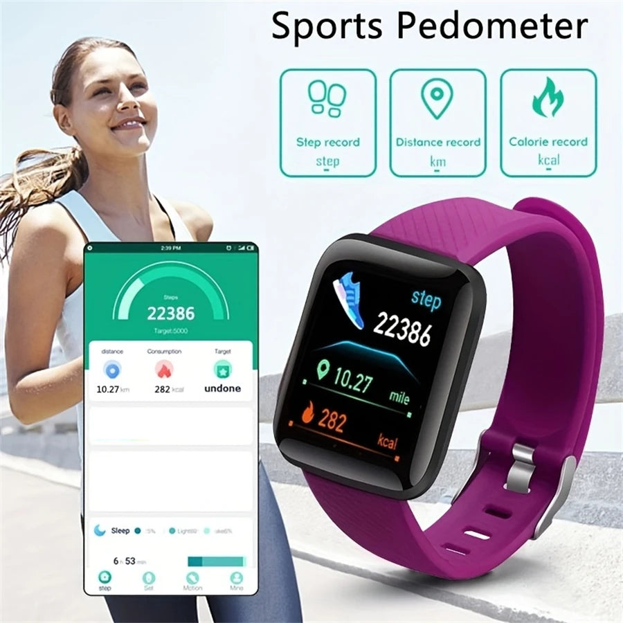 CHAONB Smartwatch Fitness Tracker — Heart Rate & Sleep Monitor, Unisex