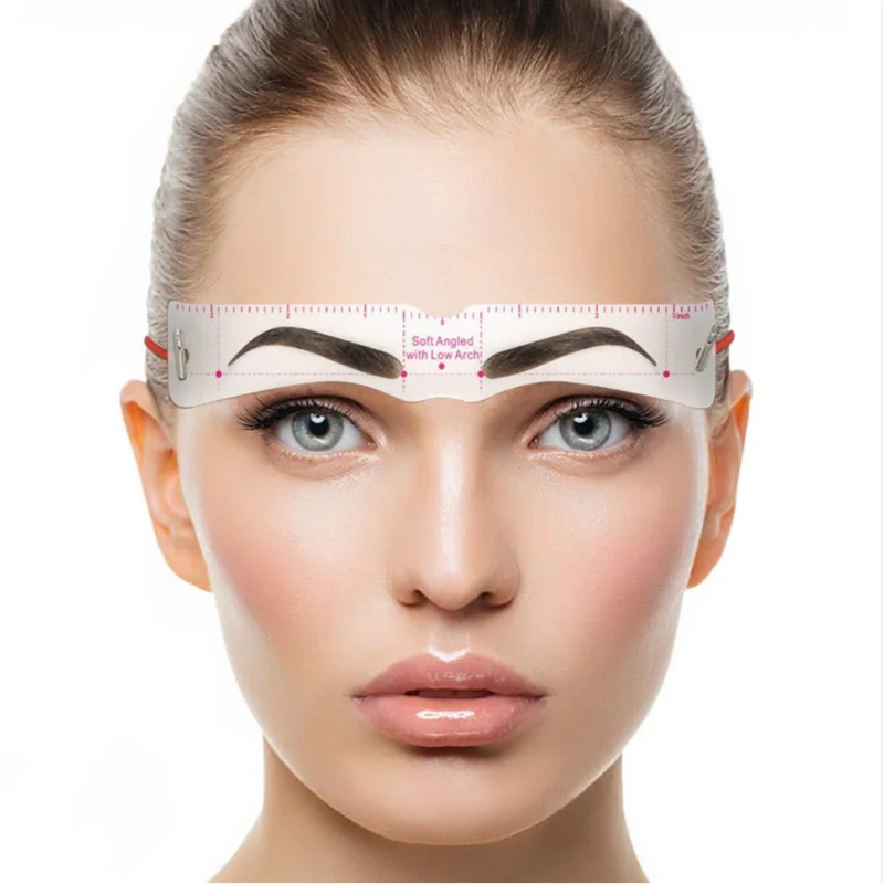 Eyebrow Stencil Set — Reusable Makeup Guide for Perfect Brows