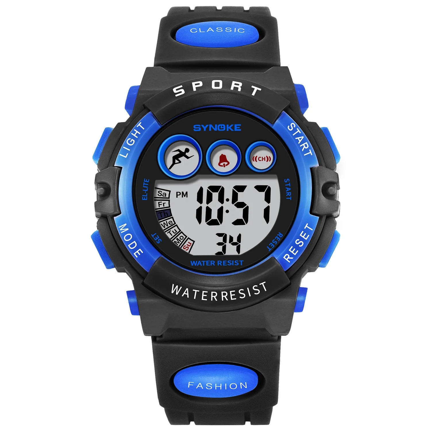 SYNOKE Digital Kids Watch — Waterproof Sport Wristwatch with LED Light