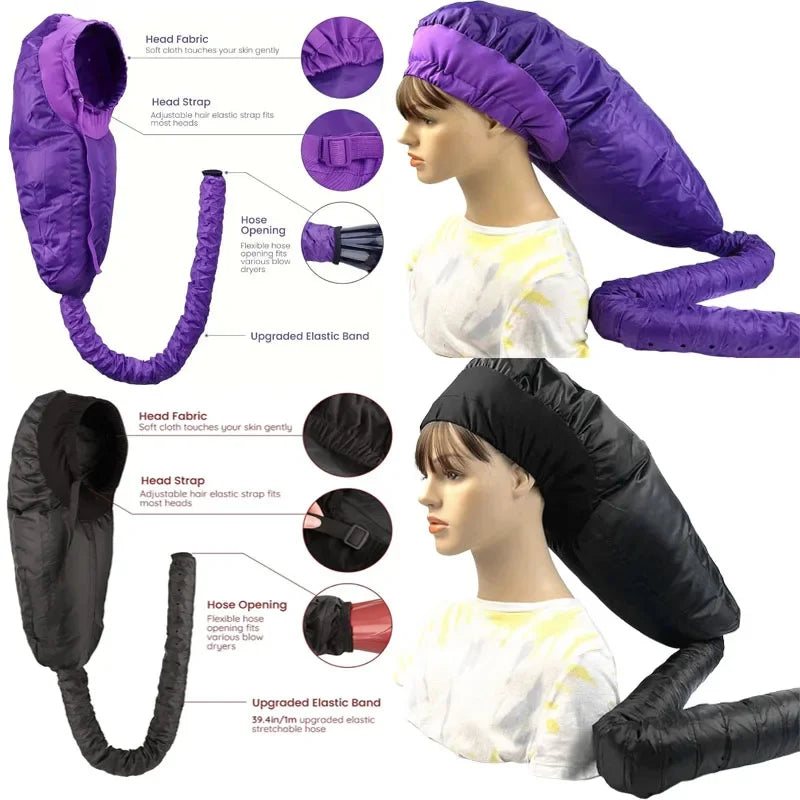 Extra Large Hair Heating Cap — Deep Conditioning & Drying Bonnet