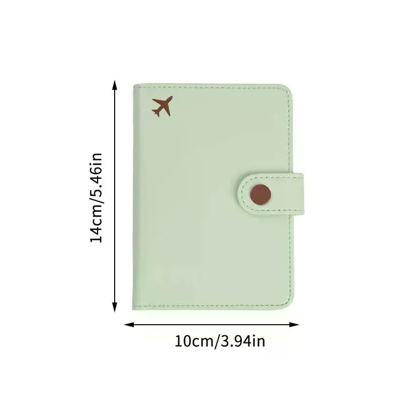 Shmacax Travel Passport Wallet — Waterproof PU Leather Organizer