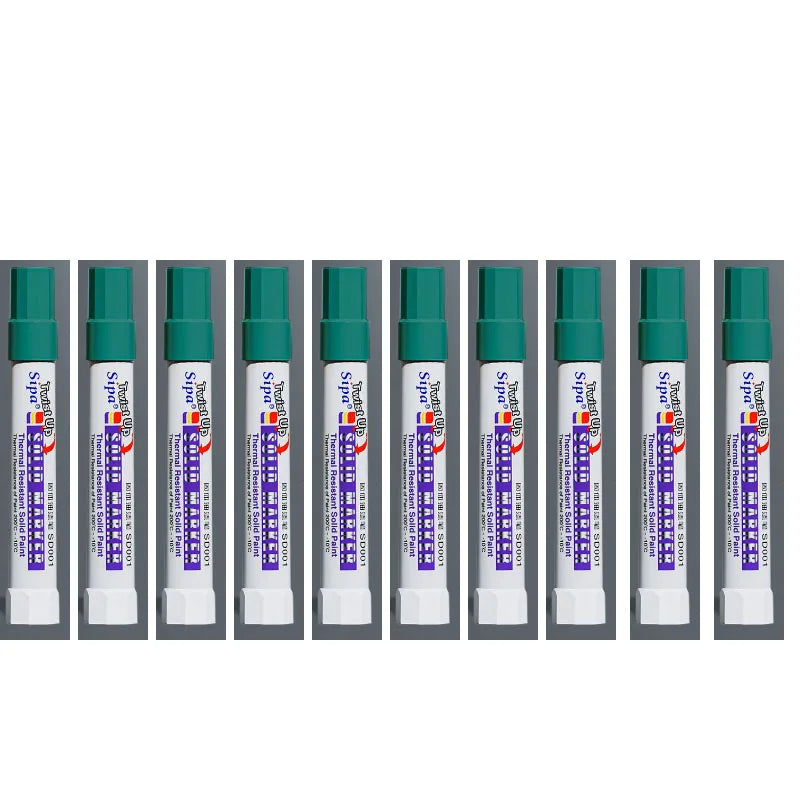 Solid Paint Pen Set — Waterproof & High Temperature Resistant Markers