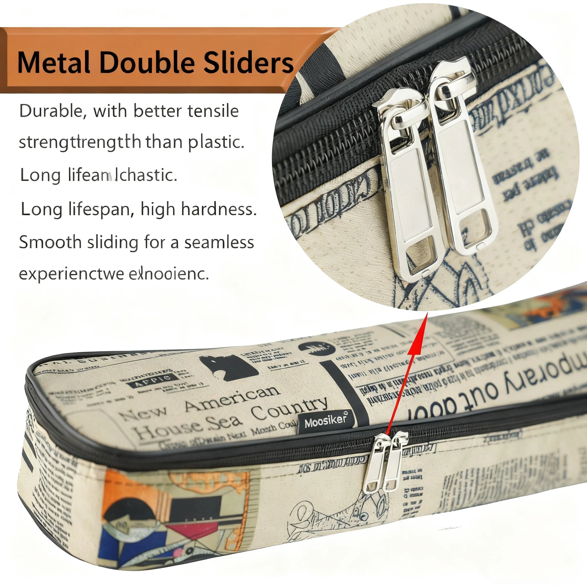Cartoon Pattern Guitar Gig Bag — 41 Inch Padded Nylon Backpack