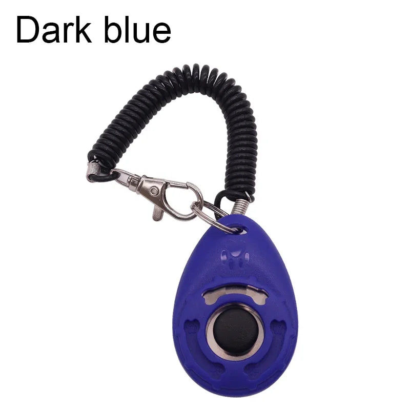 Pet Training Clicker — Ergonomic Reward Tool with Wrist Strap
