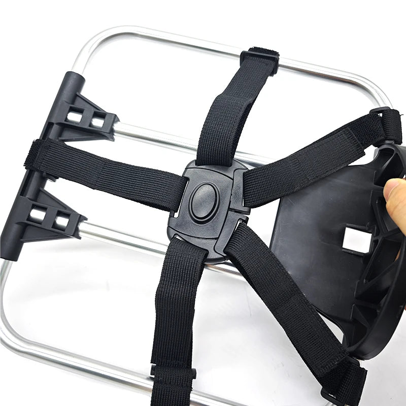 Aluminum Alloy Front Bag Frame — Durable Bike Rack Bracket Carrier