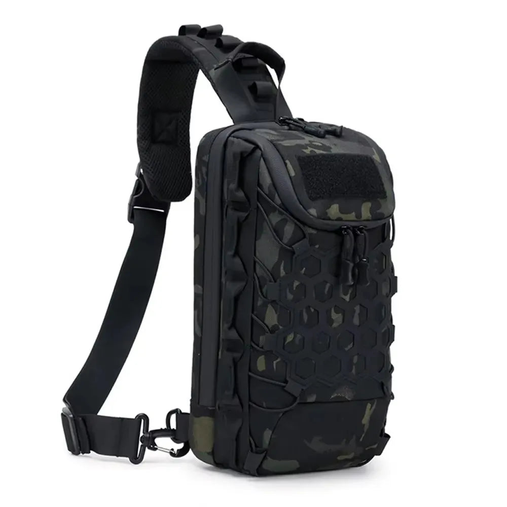 Men's Tactical Chest Bag — Durable Outdoor Sling Backpack for Hiking