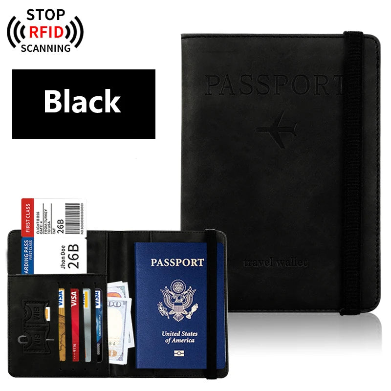 halilulu Passport Holder — RFID Blocking Travel Wallet & Organizer