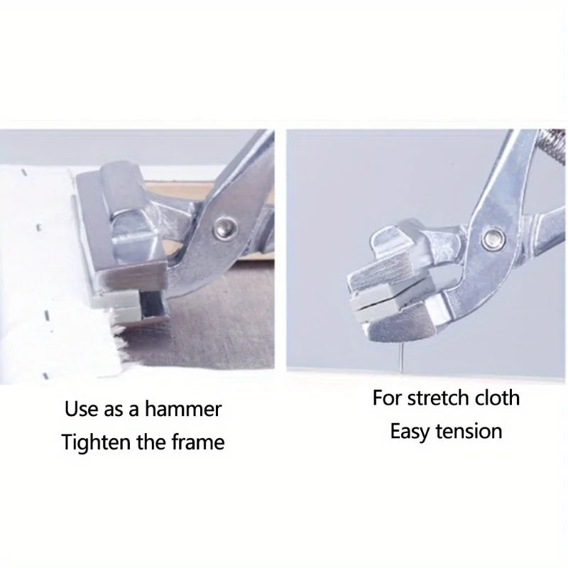 Canvas Stretching Pliers — Heavy Duty Zinc Alloy Tool for Oil Painting