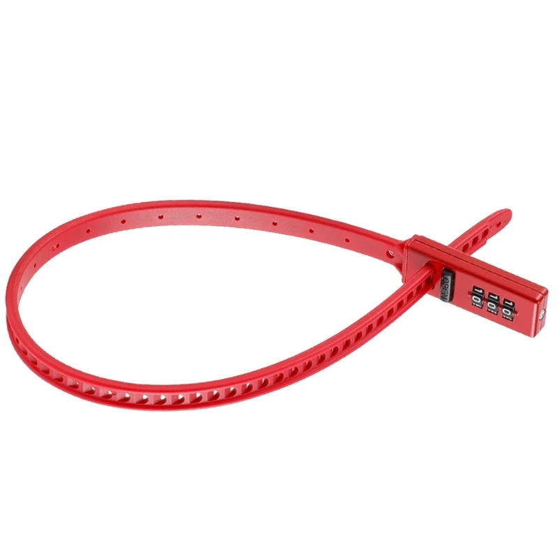 Adjustable Zip Tie Cable Lock — Multi-Purpose Combination Security Lock
