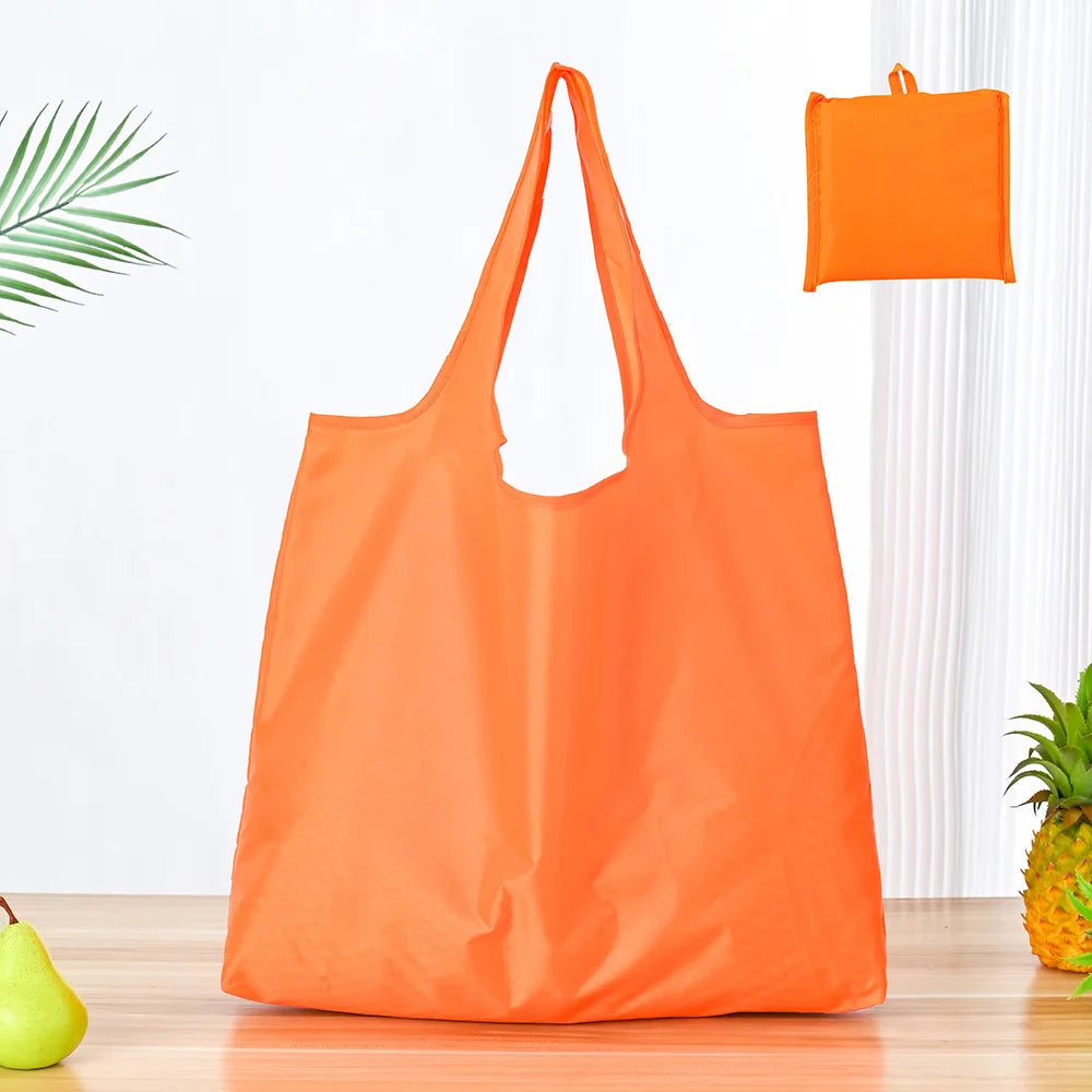 Foldable Reusable Shopping Bag — Large Capacity Eco-Friendly Tote