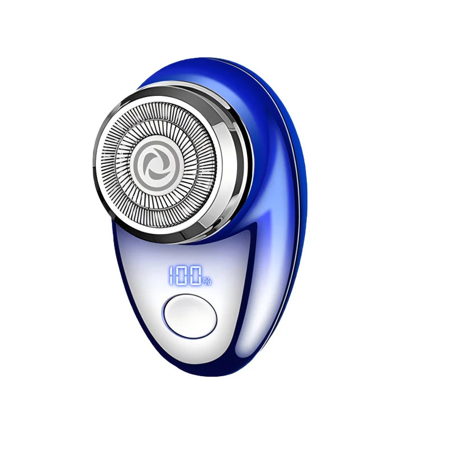 GERTZY Men's Mini Electric Shaver — Portable Rotary Razor for Travel