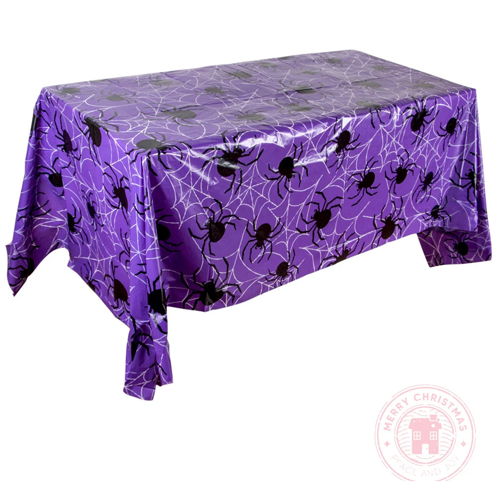 Seasonal Pattern Tablecloth — Festive Holiday Decoration for Parties