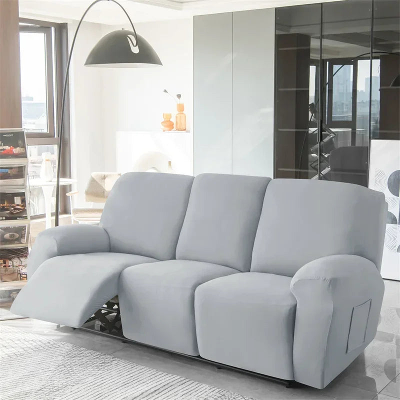Yupartex Recliner Sofa Cover — Soft Polyester Slipcover for 1, 2, or 3 Seaters