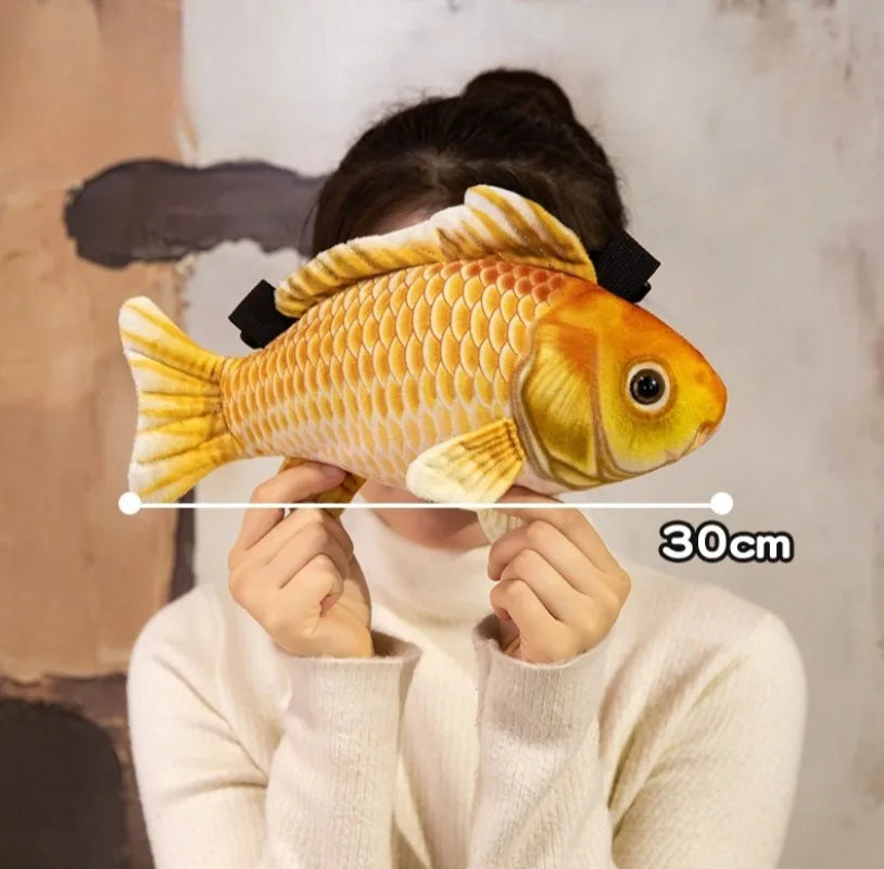 3D Simulation Fish Plush Crossbody Bag — Quirky Novelty Shoulder Purse
