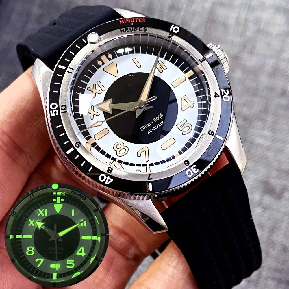 Tandorio Automatic Dive Watch — 40mm Mechanical Men's Diver