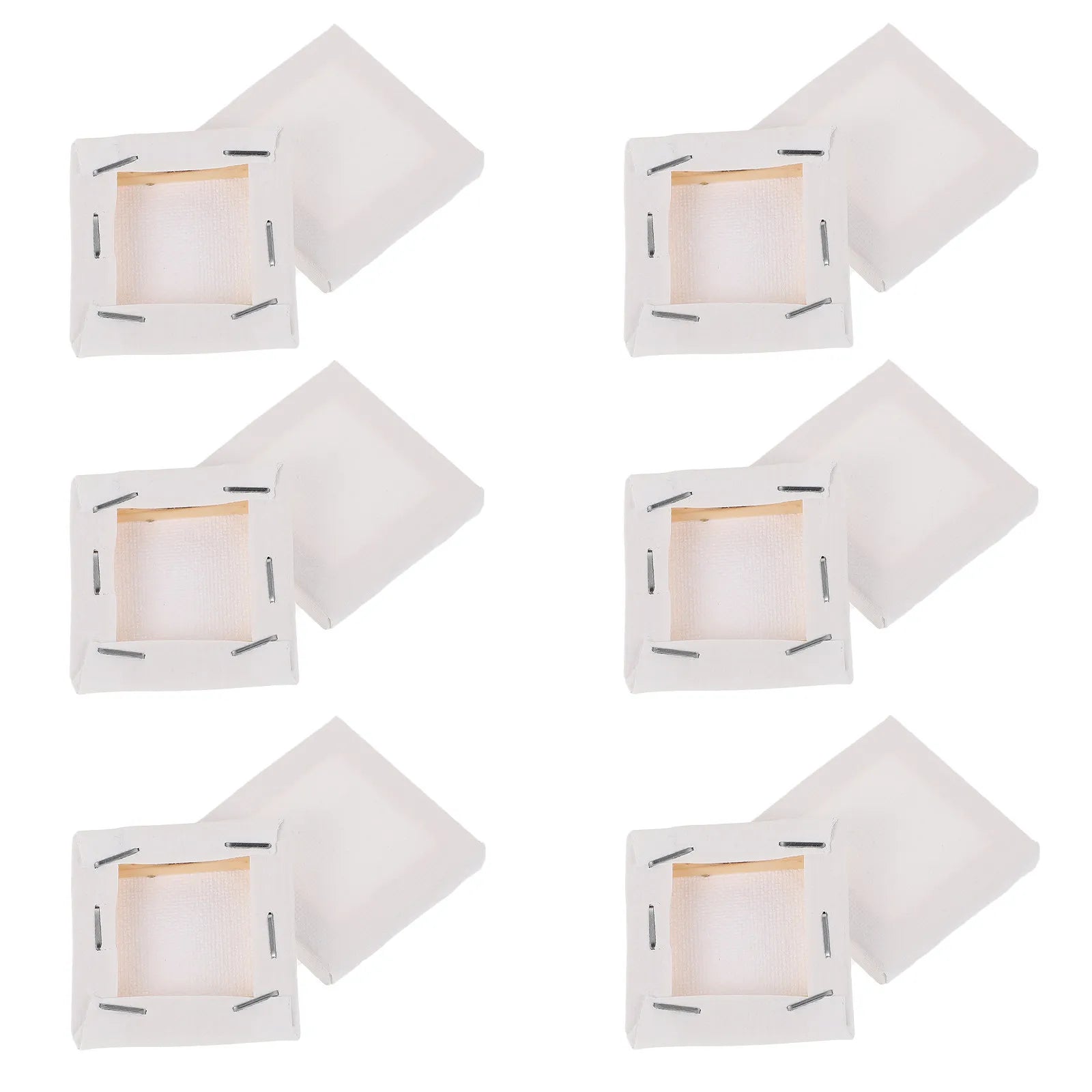 Mini Oil Painting Canvas Panels — 12-Piece DIY Art Set, 5x5cm Stretched Boards