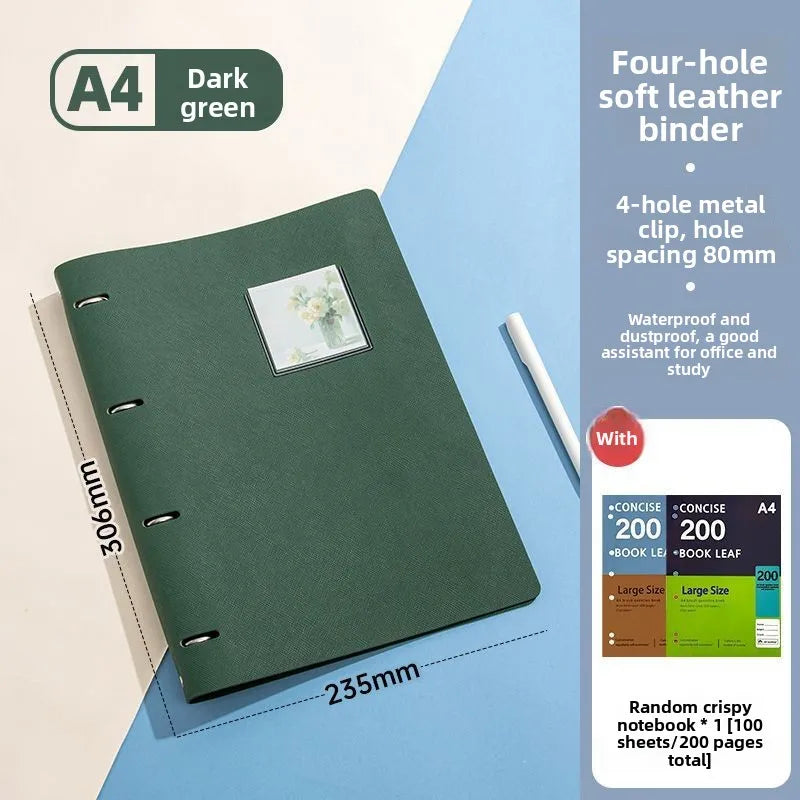 Loose-Leaf Binder — Refillable Notebook & Planner