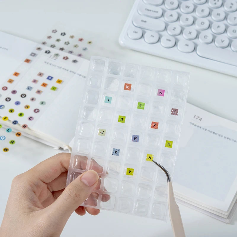 Small Embellishment Stickers — 50 Piece Set for Scrapbooking & Journals