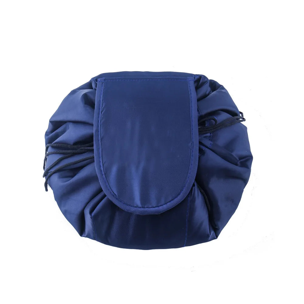 Drawstring Makeup Bag — Large Capacity Waterproof Travel Organizer