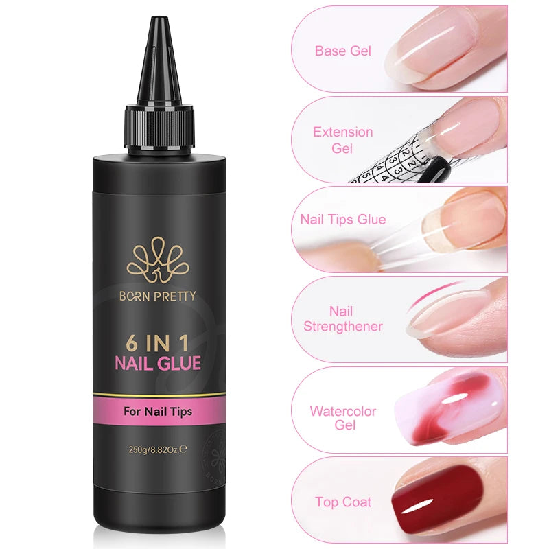 BORN PRETTY Nail Prep Dehydrator and Primer — Acid-Free Reinforcement Gel