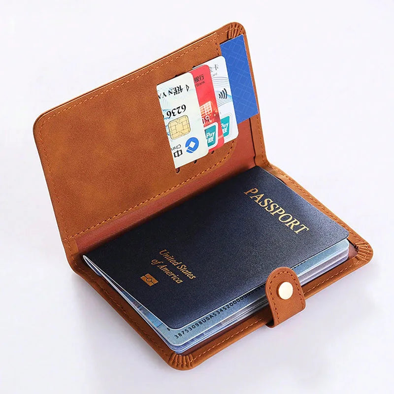 SNUGUG Travel Passport Holder — Slim Credit Card Organizer & Wallet