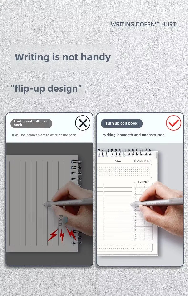 Deamsson Daily Planner & Notebook — Time Management & Habit Tracking