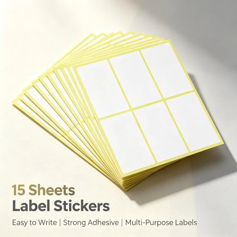 Versatile Organization Labels — Durable Stickers for Home and Office