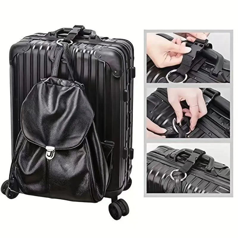 HOMEFISH Travel Luggage Fixed Strap — Portable Backpack & Jacket Holder