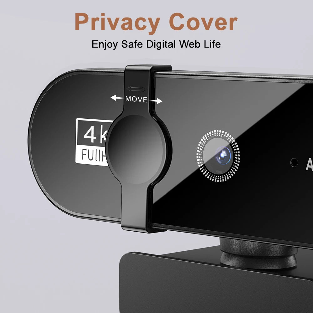 High Definition Mini Webcam — Auto Focus USB Camera with Microphone