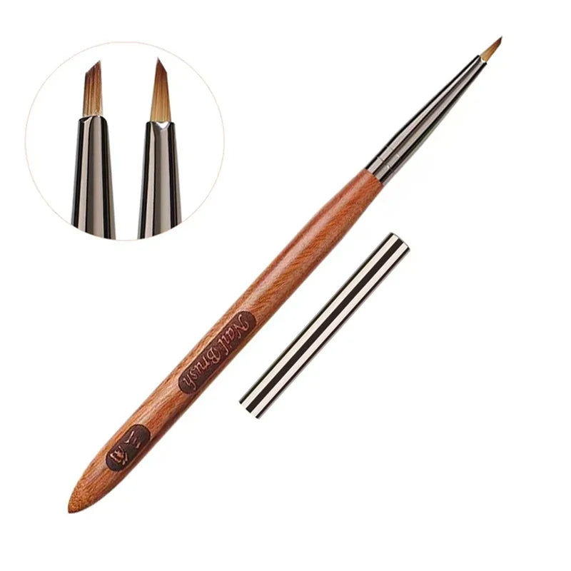 Professional Nail Art Brush Pen — Fine Nylon Bristles for Gel & Acrylic
