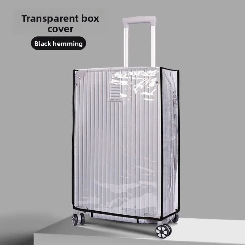 Transparent Luggage Protector — Waterproof PVC Suitcase Cover for Travel