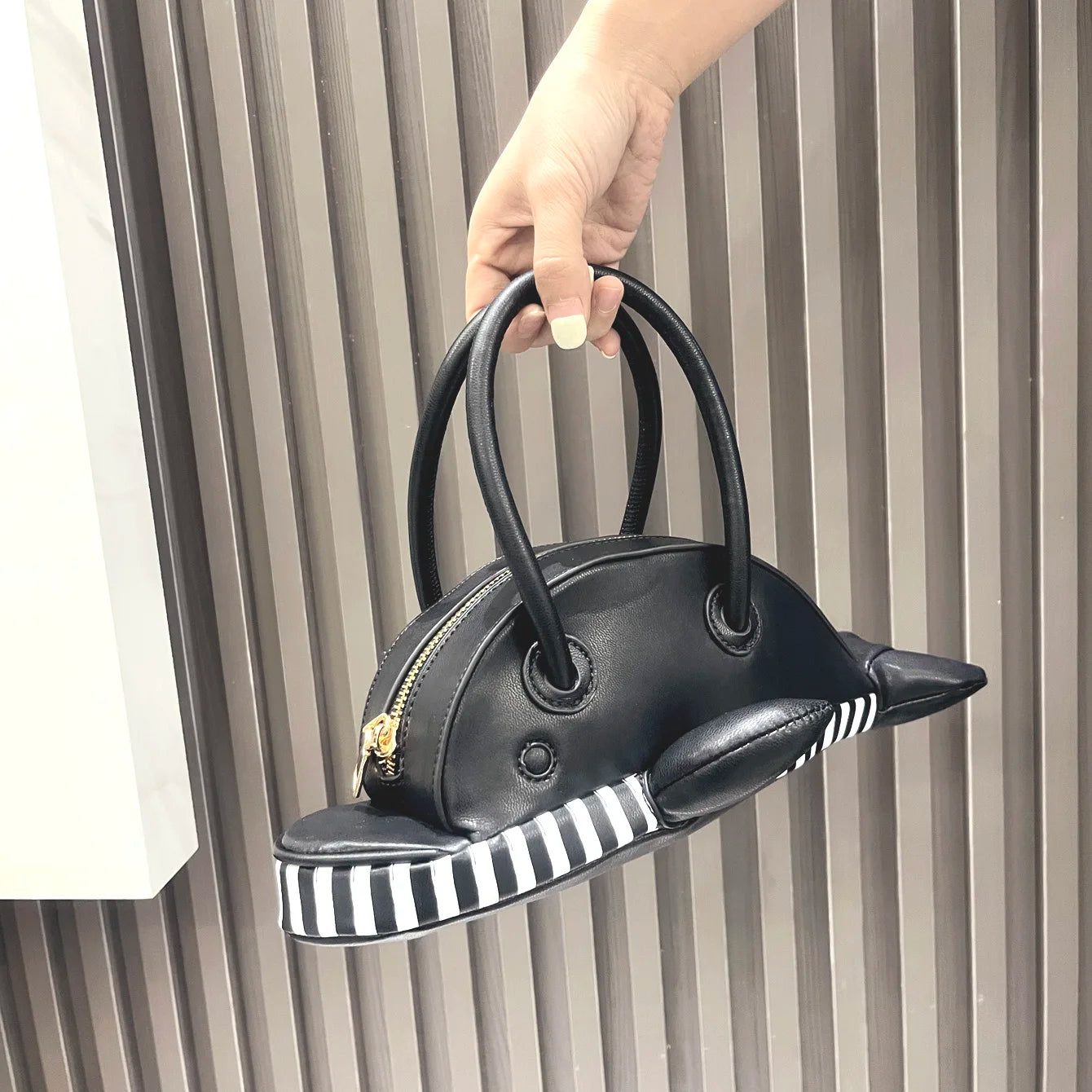 Dancing Engine Luxury Designer Purse — Unique Shape Evening Handbag