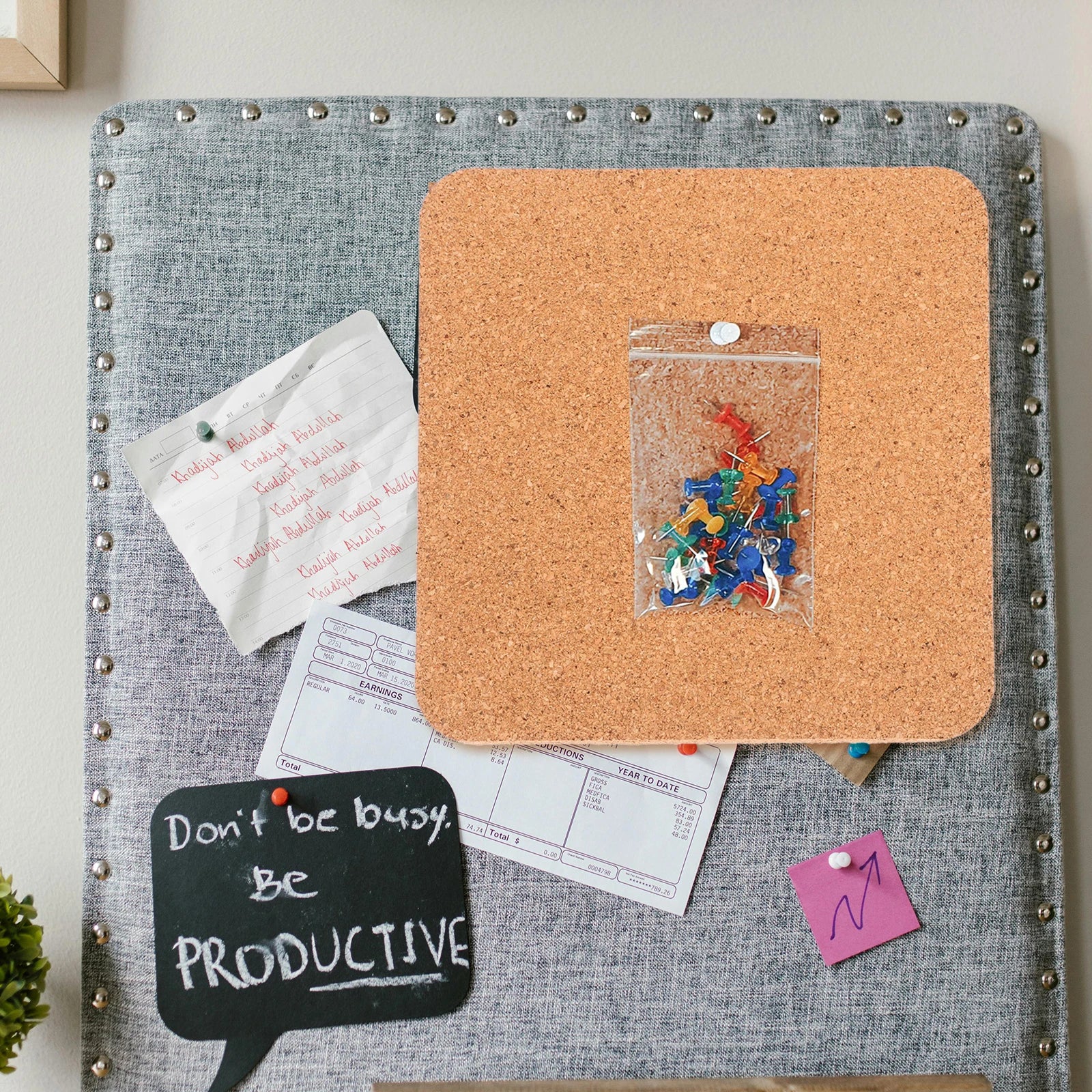 Thickened Cork Board Set — 6 Inch Bulletin Boards for Office and Home