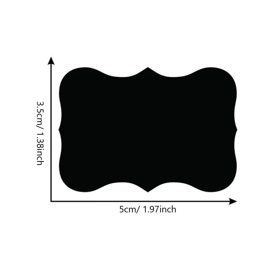 Waterproof Blackboard Stickers — Reusable Pantry & Spice Jar Labels