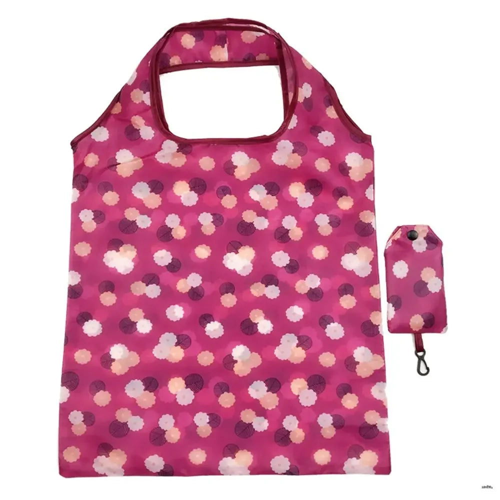 Large Foldable Reusable Shopping Bag — Heavy Duty Washable Grocery Pouch