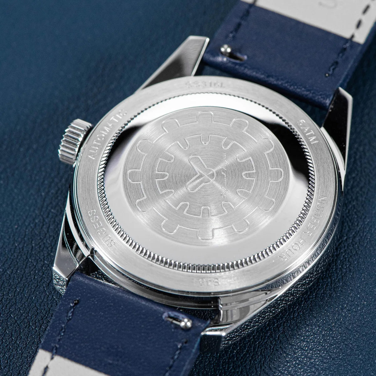 SUGESS Men's Automatic Mechanical Watch — Aventurine or Salmon Dial