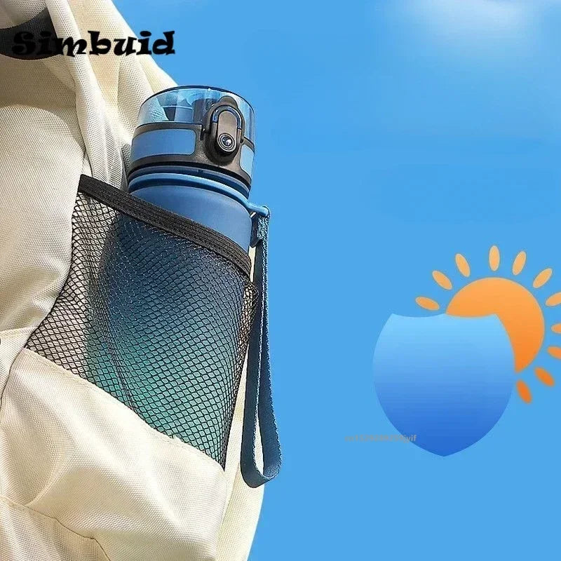 Simbuid Large Capacity Sports Water Bottle — Leak Proof Gym Jug