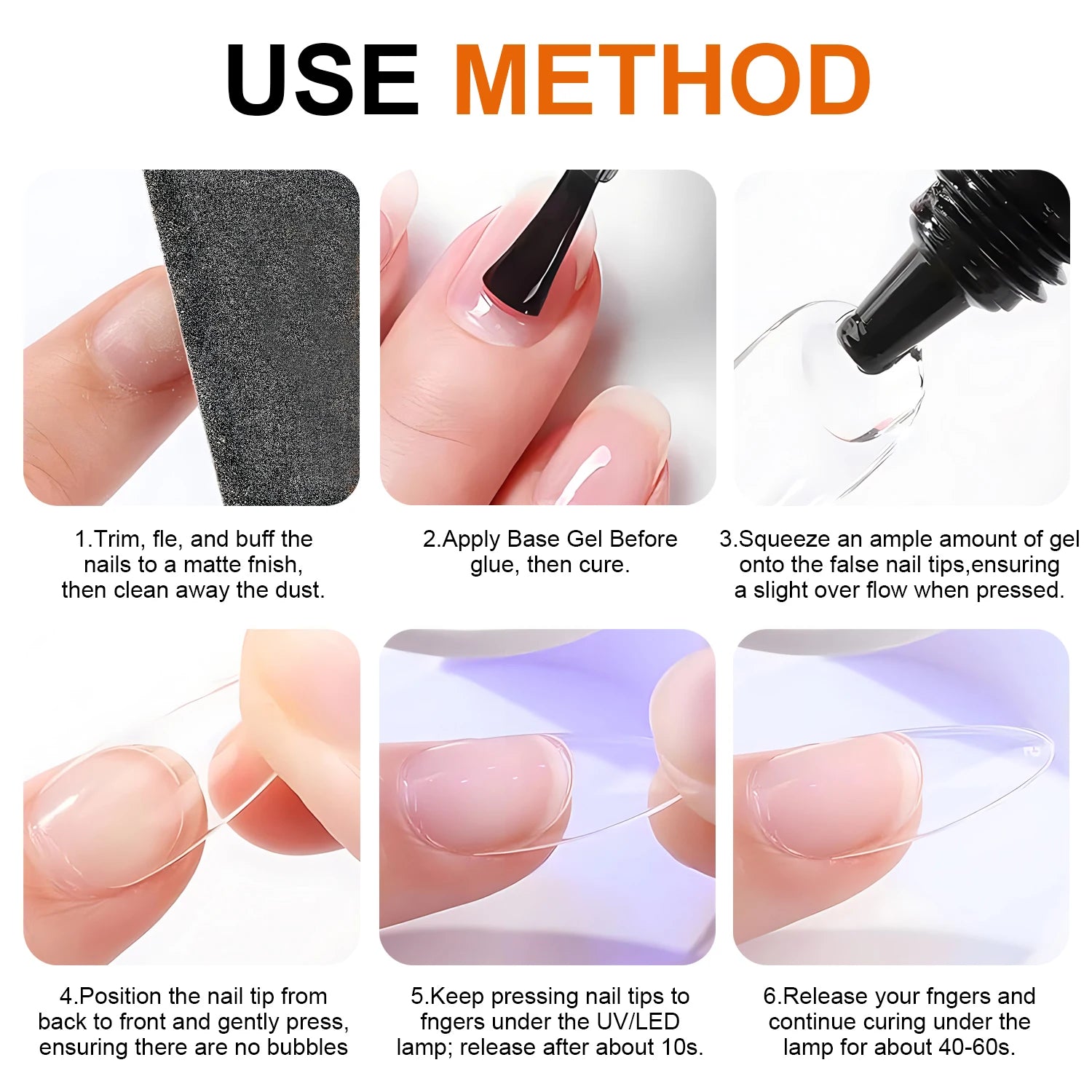 TWOING Solid Nail Glue — Long Lasting Adhesive for Press On Nails
