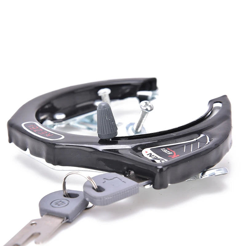 Bicycle Security Lock — Anti-Theft Steel Chain with Keys