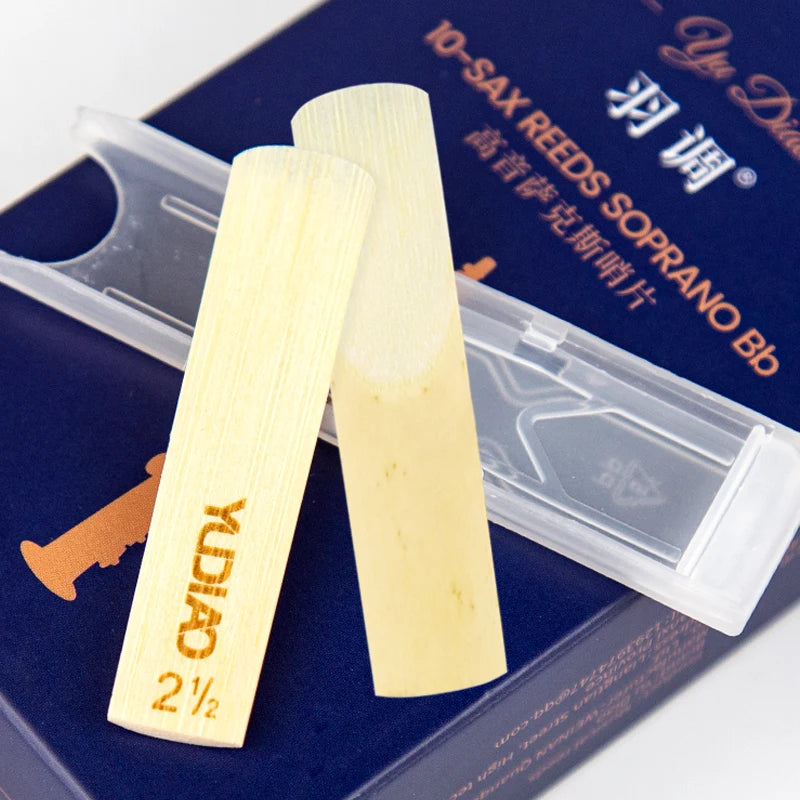 Saxophone Reeds — Natural Air-Dried Wood for Alto, Tenor, and Soprano